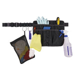 Arsenal 5715 Cleaning Apron Pouch with Pockets, 10 Compartments, 11 x 13.5, Nylon, Black