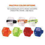 Squids 3386 Arm Band ID/Badge Holder, Vertical, Blue, 3.75 x 4.25 Holder, 2.5 x 4 Insert, 10/Pack