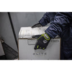 ProFlex 850 Insulated Freezer Gloves, EN388: 3X22B, 9" Long, Large, Black, Pair