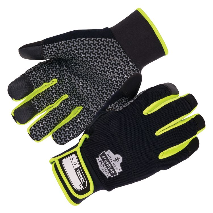 ProFlex 850 Insulated Freezer Gloves, EN388: 3X22B, 9" Long, XX-Small, Black, Pair