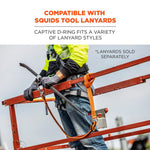 Squids 3177 Anchor Choke Strap for Tool Tethering, 60 lb Max Safe Working Capacity, 28" Long, Orange