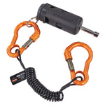 Squids 3745 Tool Grip and Tether Attachment Point, 1 lb Max Working Capacity, 5.5" Long, Black, 2/Pack