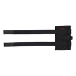 Squids 3390 Dual Band Arm ID/Badge Holder with Hook-and-Loop Closure, Vertical, Black, 3.75 x 5.75, 2.75 x 4.75 Insert