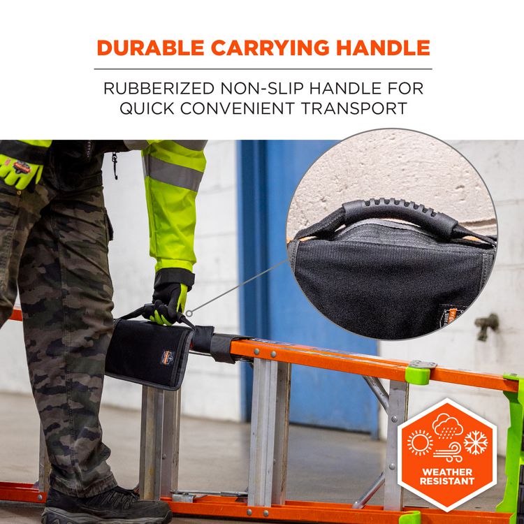 Arsenal 5301 Ladder Carrying Handle, Supports Up to 100 lb, 2 x 9 x 11, Black