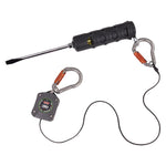 Squids 3745 Tool Grip and Tether Attachment Point, 1 lb Max Working Capacity, 5.5" Long, Black, 2/Pack