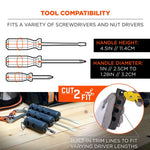 Squids 3745 Tool Grip and Tether Attachment Point, 1 lb Max Working Capacity, 5.5" Long, Black, 2/Pack