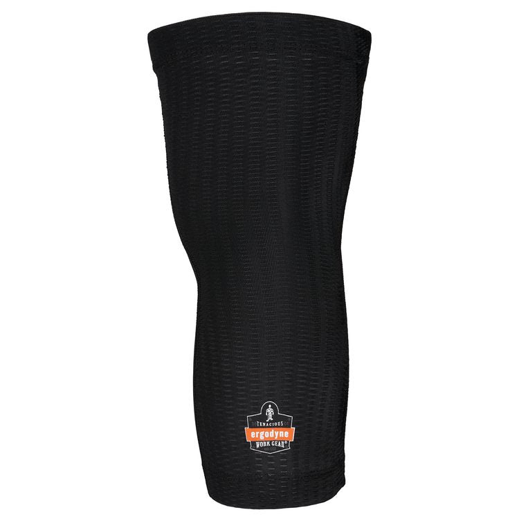 Proflex 525 Lightweight Padded Knee Sleeves, Slip-On, Small/Medium, Black, Pair