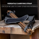 Arsenal 5302 Ladder Shoulder Lifting Strap, Supports Up to 100 lb, 2 x 4 x 10.5, Black