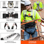 3201 Harness Plus 4 ft Travel Restraint Lanyard 3197/3198