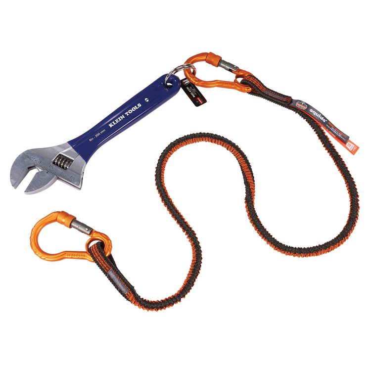 Squids 3785 Split Ring Tool Attachment, 2 lb Max Working Capacity, 1.5" dia, Silver, 10/Pack