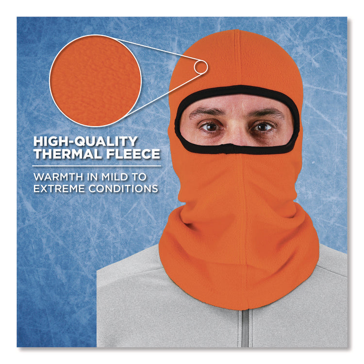 N-Ferno 6821 Fleece Balaclava Face Mask, One Size Fits Most, Orange