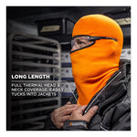 N-Ferno 6821 Fleece Balaclava Face Mask, One Size Fits Most, Orange