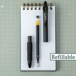 G2 Edge Premium Gel Pen, Retractable, Fine 0.7 mm, Black Ink, Black Barrel, 36/Pack