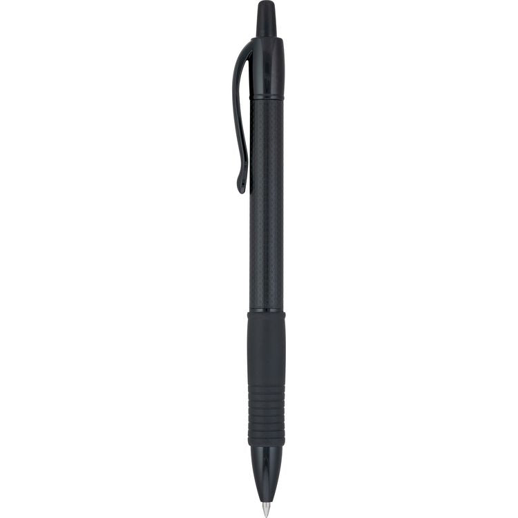 G2 Edge Premium Gel Pen, Retractable, Fine 0.7 mm, Black Ink, Black Barrel, 36/Pack