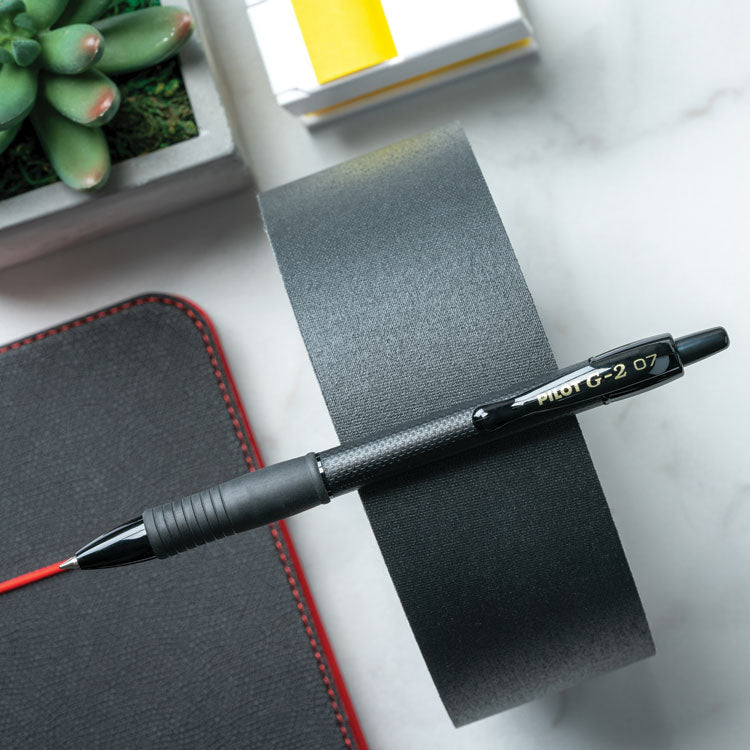 G2 Edge Premium Gel Pen, Retractable, Fine 0.7 mm, Black Ink, Black Barrel, 36/Pack