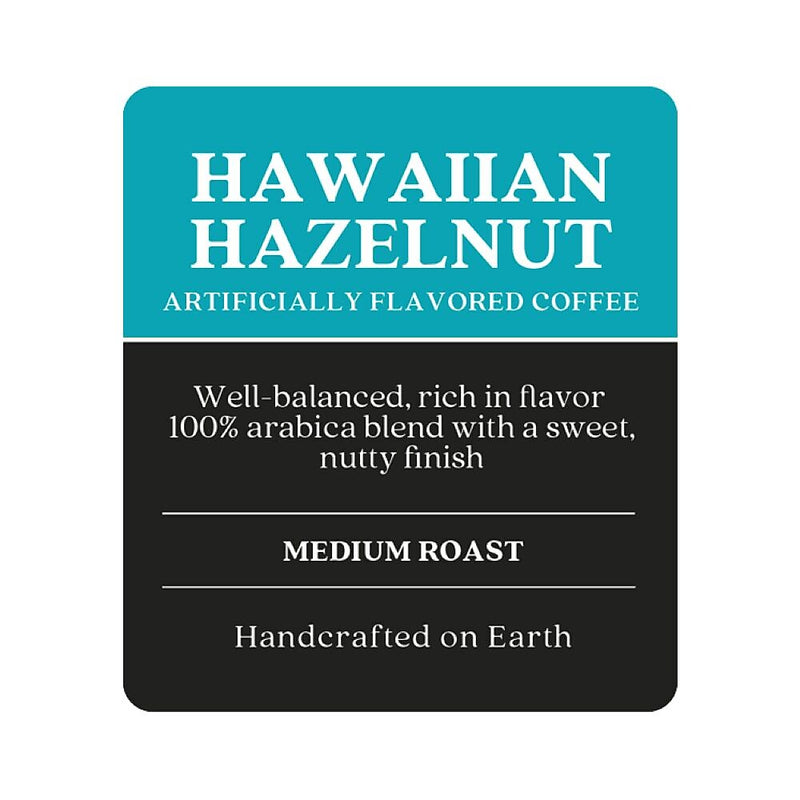 Copper Moon Hawaiian Hazelnut Beans Coffee, Medium Roast, 32 oz. (260286)