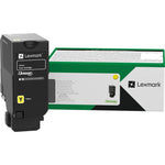 71C10Y0 Return Program Toner Cartridge, 5,000 Page-Yield, Yellow