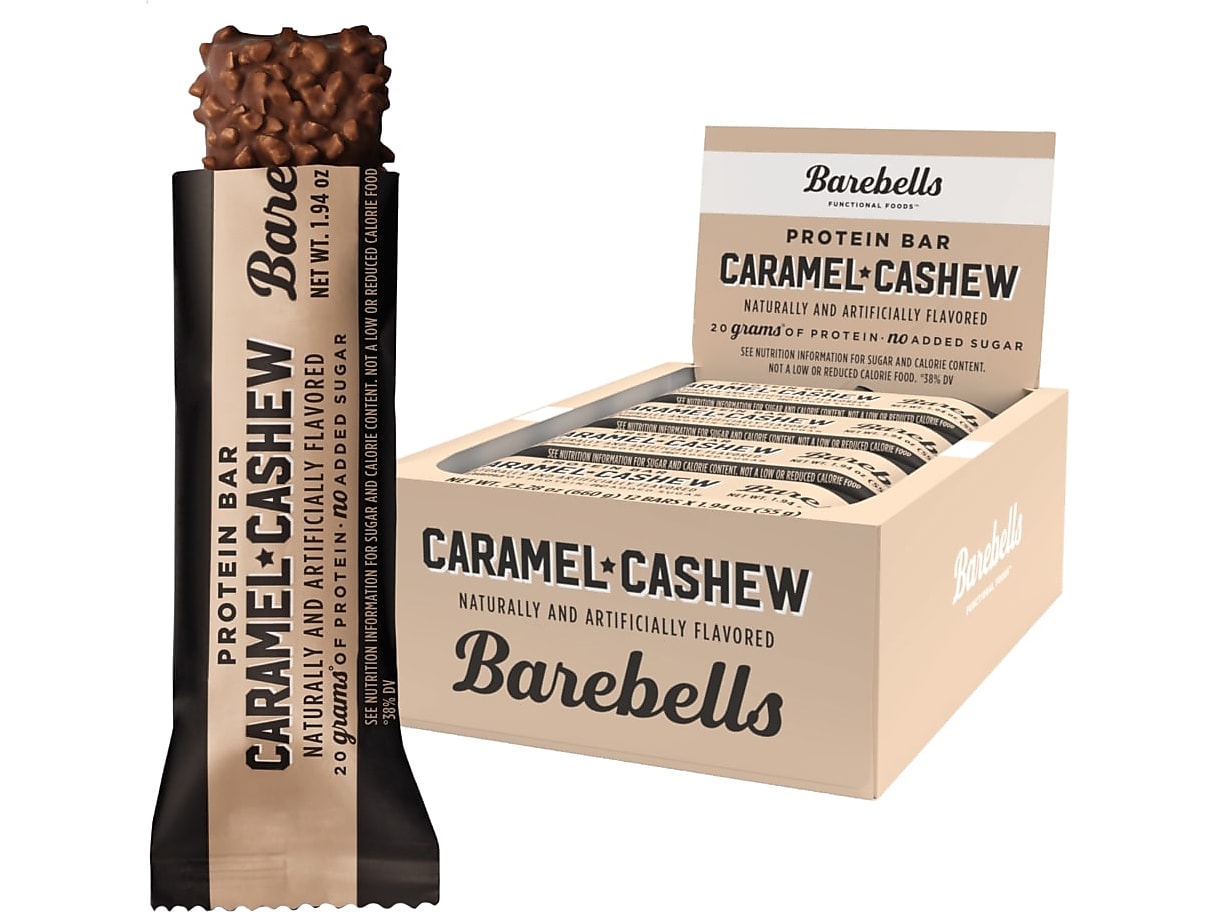 Barebells Caramel Cashew Protein Bar, 1.94 oz., 12 Bars/Box (B1022-USA)