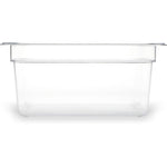 StorPlus Polycarbonate Food Pan, 8.7 qt, 10.38 x 12.75 x 6, Clear, Plastic
