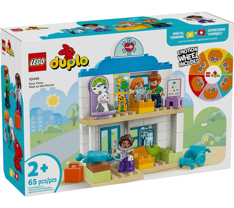 LEGO DUPLO Town First Time: Visit with the Doctor, 65 Pieces (10449)