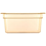 StorPlus High Heat Food Pan, 8.7 qt, 10.38 x 12.75 x 6, Amber, Plastic