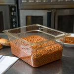 StorPlus High Heat Food Pan, 8.7 qt, 10.38 x 12.75 x 6, Amber, Plastic