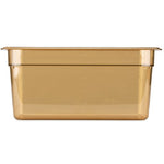 StorPlus High Heat Food Pan, 5.7 qt, 12.75 x 12.75 x 6, Amber, Plastic