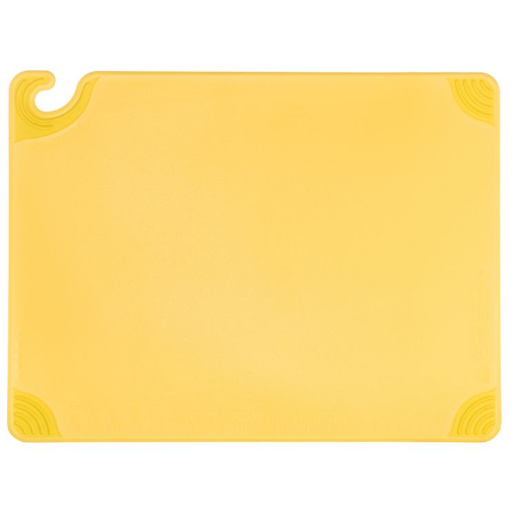 Saf-T-Grip Cutting Board, Assorted Colors, 24 x 18 x 0.5, 6/Pack
