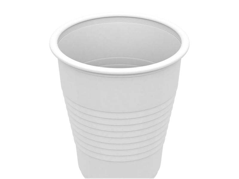 Dynarex 5 oz. Plastic Disposable Cup, White, 50/Pack, 20 Packs/Carton (4236)