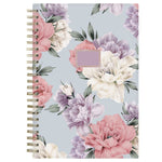 Tula Weekly/Monthly Planner, Floral Artwork, 8" x 5", Purple/Pink/White Cover, 12-Month (Jan to Dec): 2025