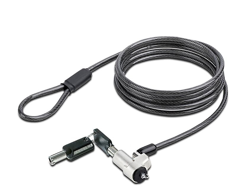 StarTech Keyed Anti-Theft Noble Wedge Key Laptop Cable Locks, 6' (NBLWK-LAPTOP-LOCK)