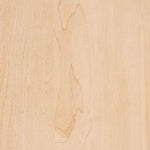 Midtown Dining Table with Four White Kool Series Chairs, 36 x 72 x 30, Kensington Maple