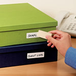 Avery Erasable Multipurpose Labels, 7/8" x 2-7/8", White, Non-Printable, 80 Labels/Pack (5429)