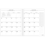 2026 AT-A-GLANCE Executive 11" x 9" Monthly Padfolio Refill, White/Black (70-909-10-26)