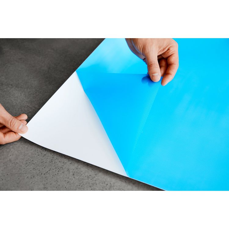 Easy Erase Permanent Marker Whiteboard Surface, Laminate Film, 48" x 36", White