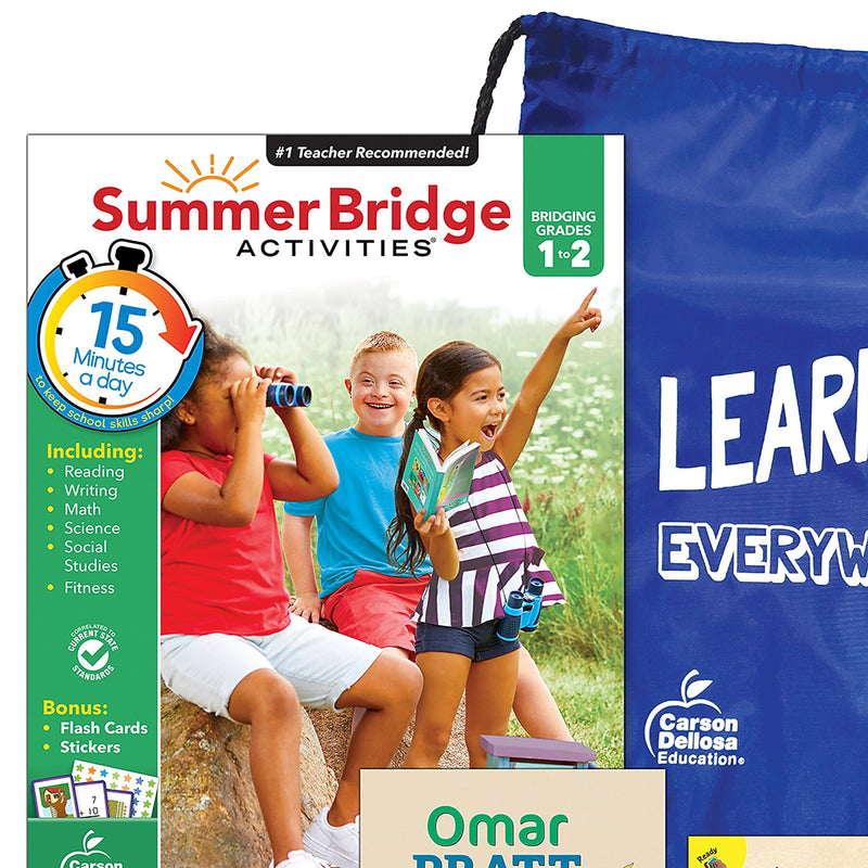 Summer Bridge Activities Summer Bridge Essentials Backpack, Grade 1-2 Workbook, 8/Set (CD-745383C)