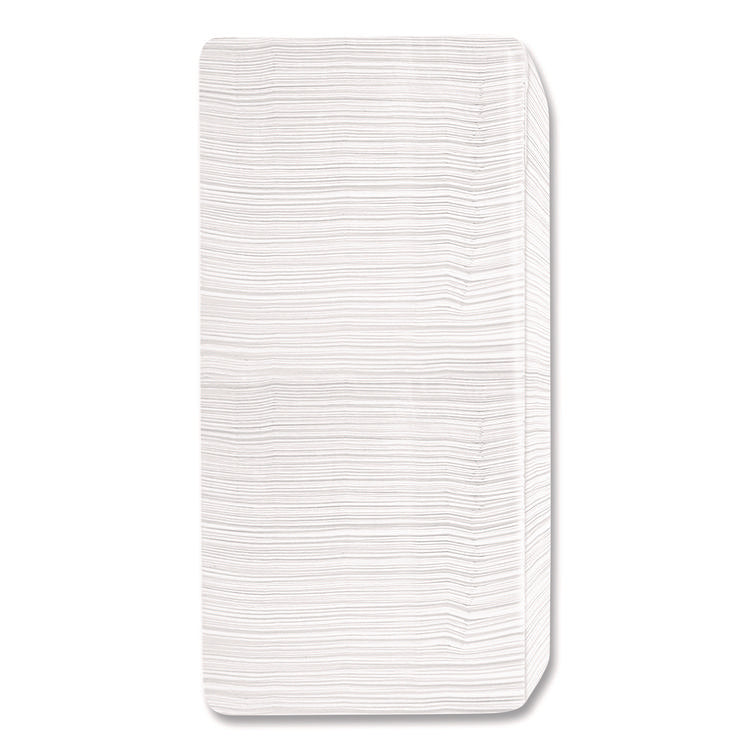 1/4-Fold Lunch Napkins, 1-Ply, 12" x 12", White, 500/Pack, 6 Packs/Carton