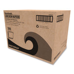 1/4-Fold Lunch Napkins, 1-Ply, 12" x 12", White, 500/Pack, 6 Packs/Carton