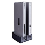 Cutlerease Base, Holds 2 Dispensers, 10.25 x 11 x 5.25, Gray/Black