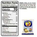 Natural Aged White Cheddar Baked Corn Puffs, 0.5 oz Bag, 36/Box, 2 Boxes/Carton