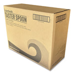 Mediumweight Wrapped Polypropylene Cutlery, Spoon, 5.31", Plastic, White, 1,000/Carton