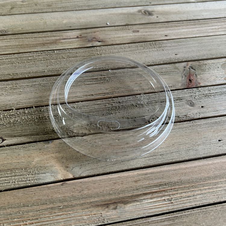 PET Cold Cup Lids, Fits 14 to 24 oz Cold Cups, Plastic, Clear, 1,000/Carton