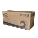 Mediumweight Polypropylene Cutlery, Spork, Plastic, White, 1,000/Carton