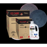 EZ Care Polishing Pad, 20" Diameter, Black/Gray, 2/Carton