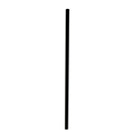 Wrapped Jumbo Paper Straws, 7.75", Paper, Black, 320/Pack, 4 Packs/Carton