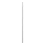 Giant Straws, 7.75", Polypropylene, Clear, 150/Pack, 10 Packs/Carton