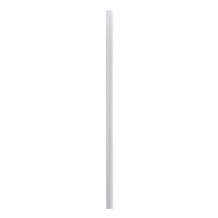 Giant Straws, 7.75", Polypropylene, Clear, 150/Pack, 10 Packs/Carton