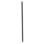 Wrapped Jumbo Straws, 10.25", Polypropylene, Black, 500/Pack, 4 Packs/Carton