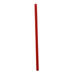 Wrapped Giant Straws, 7.75", Polypropylene, Red, 300/Pack, 24 Packs/Carton