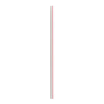 Jumbo Straws, 7.75", Polypropylene, Red/White Striped, 250/Pack, 50 Packs/Carton